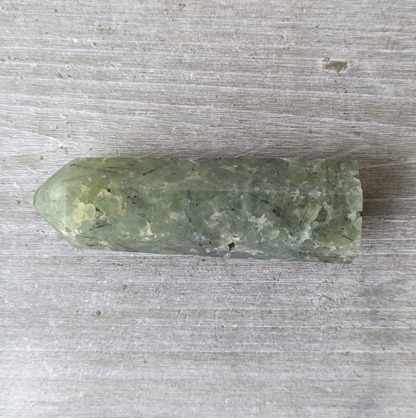 Prehnite With Epidote Inclusions Generator Point