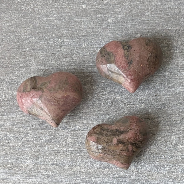 Rhodonite Mini Heart - Love You Forever