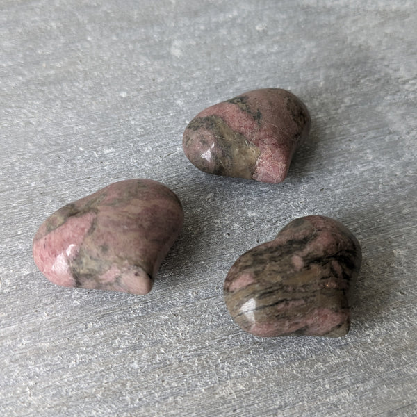 Rhodonite Mini Heart - Love You Forever