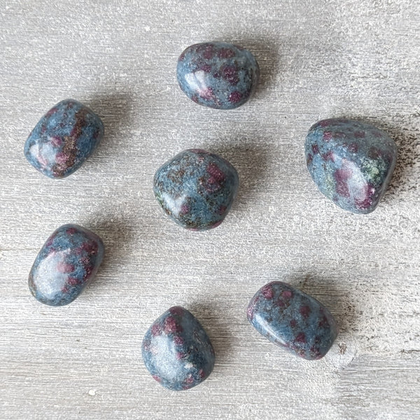 Ruby Kyanite Tumblestone