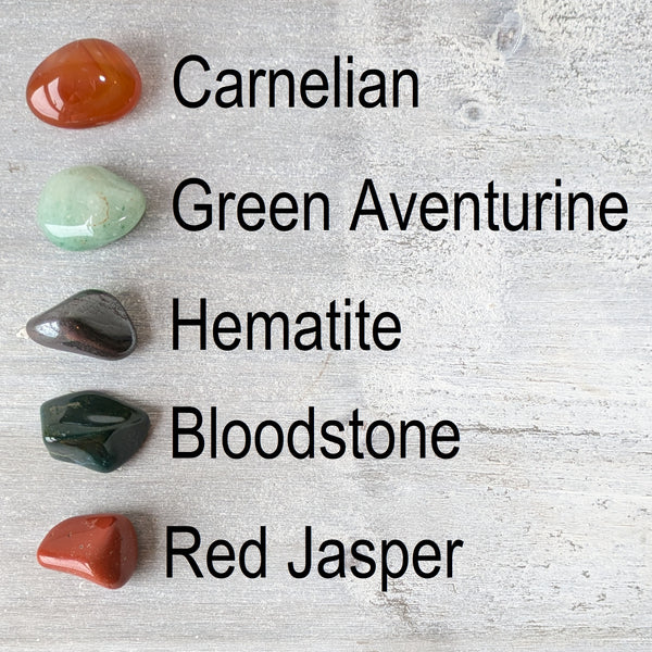 Affirmation Crystals Set - I Am Brave