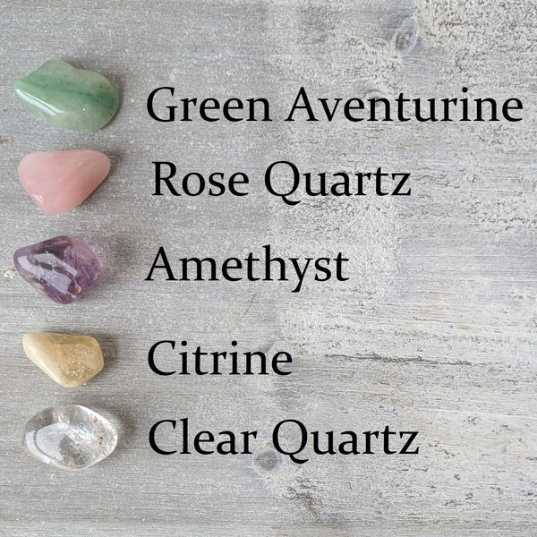Affirmation Crystals Set - I Am Loved