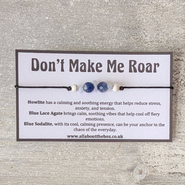 Don't Make Me Roar - Crystal Bracelet