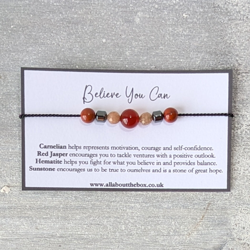 Crystal Bracelet - Believe You Can