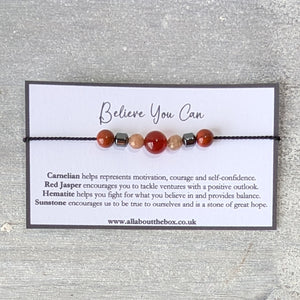 Crystal Bracelet - Believe You Can