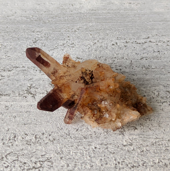 Red River Quartz Crystal Cluster - 002