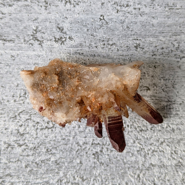 Red River Quartz Crystal Cluster - 002
