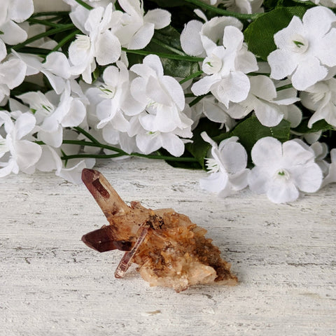 Red River Quartz Crystal Cluster - 002