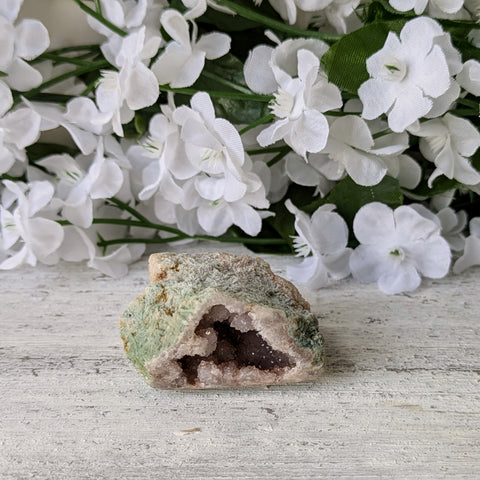 Pink Amethyst Druzy Specimen