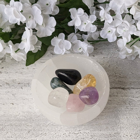 New Home Crystals & Selenite Bowl
