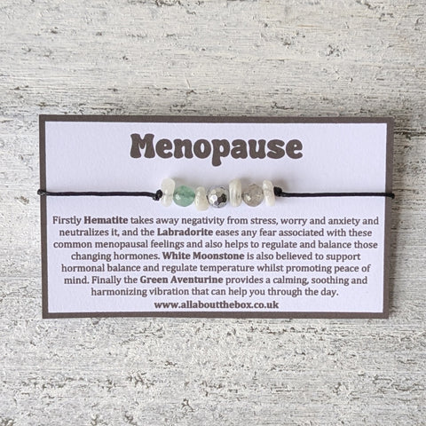 Menopause Crystal Bracelet