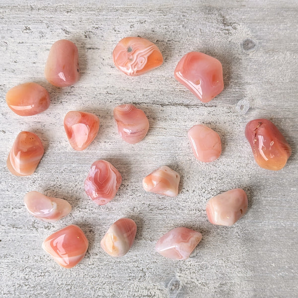 Apricot Agate Tumblestone