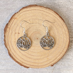 Lotus Flower Earrings