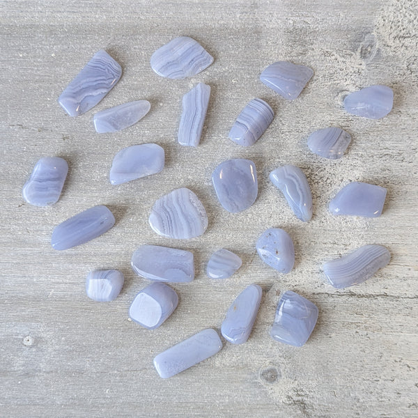 Blue Lace Agate Tumblestone