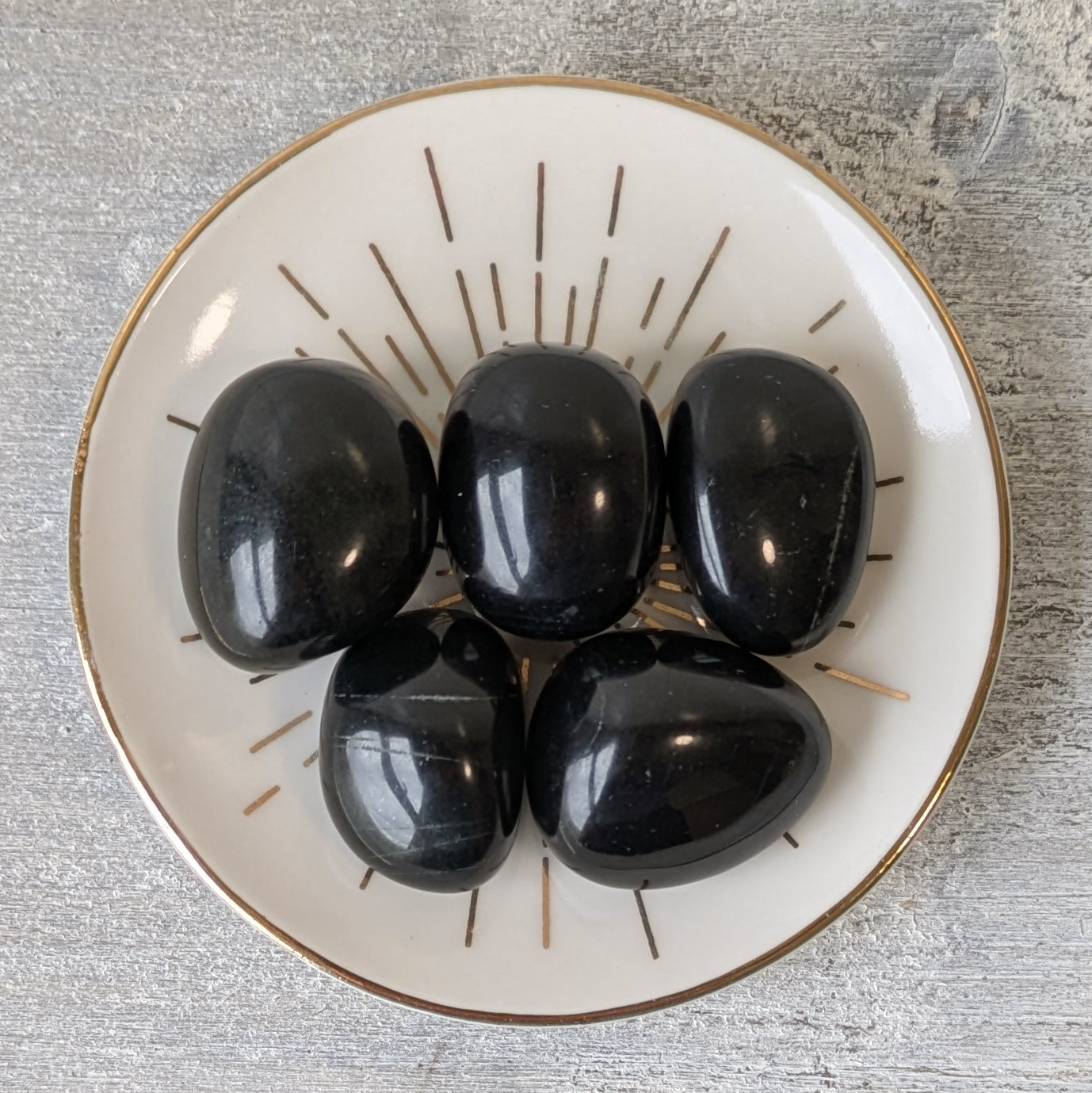 Black Jade Tumblestone