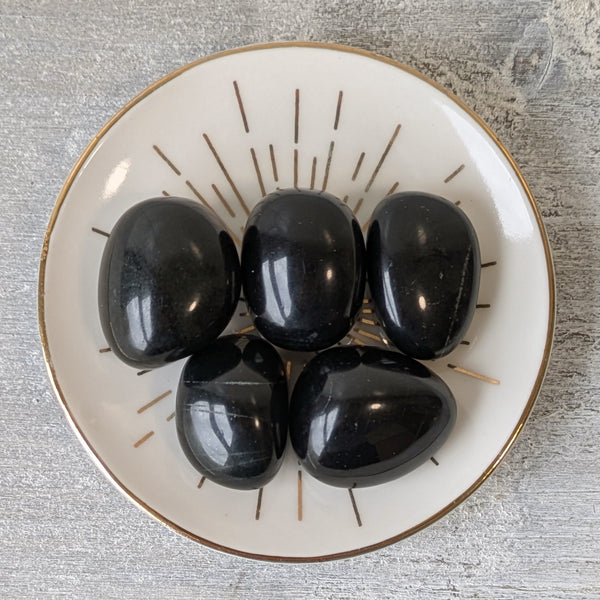Black Jade Tumblestone