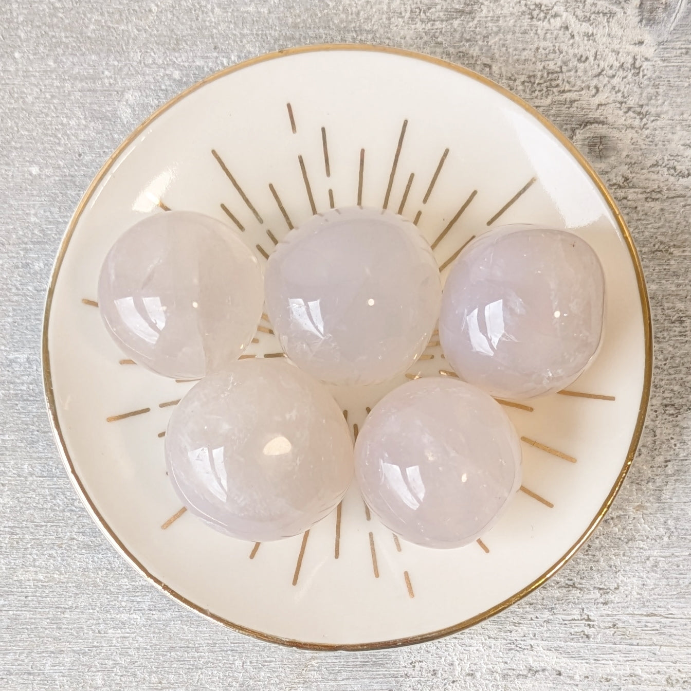 Blue Rose Quartz Tumblestone
