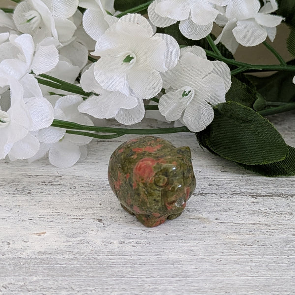 Mini Unakite Pig