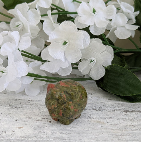 Mini Unakite Pig