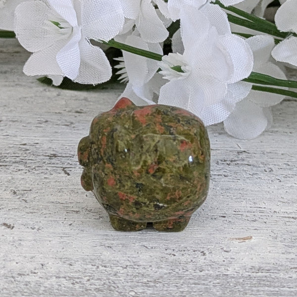 Mini Unakite Pig