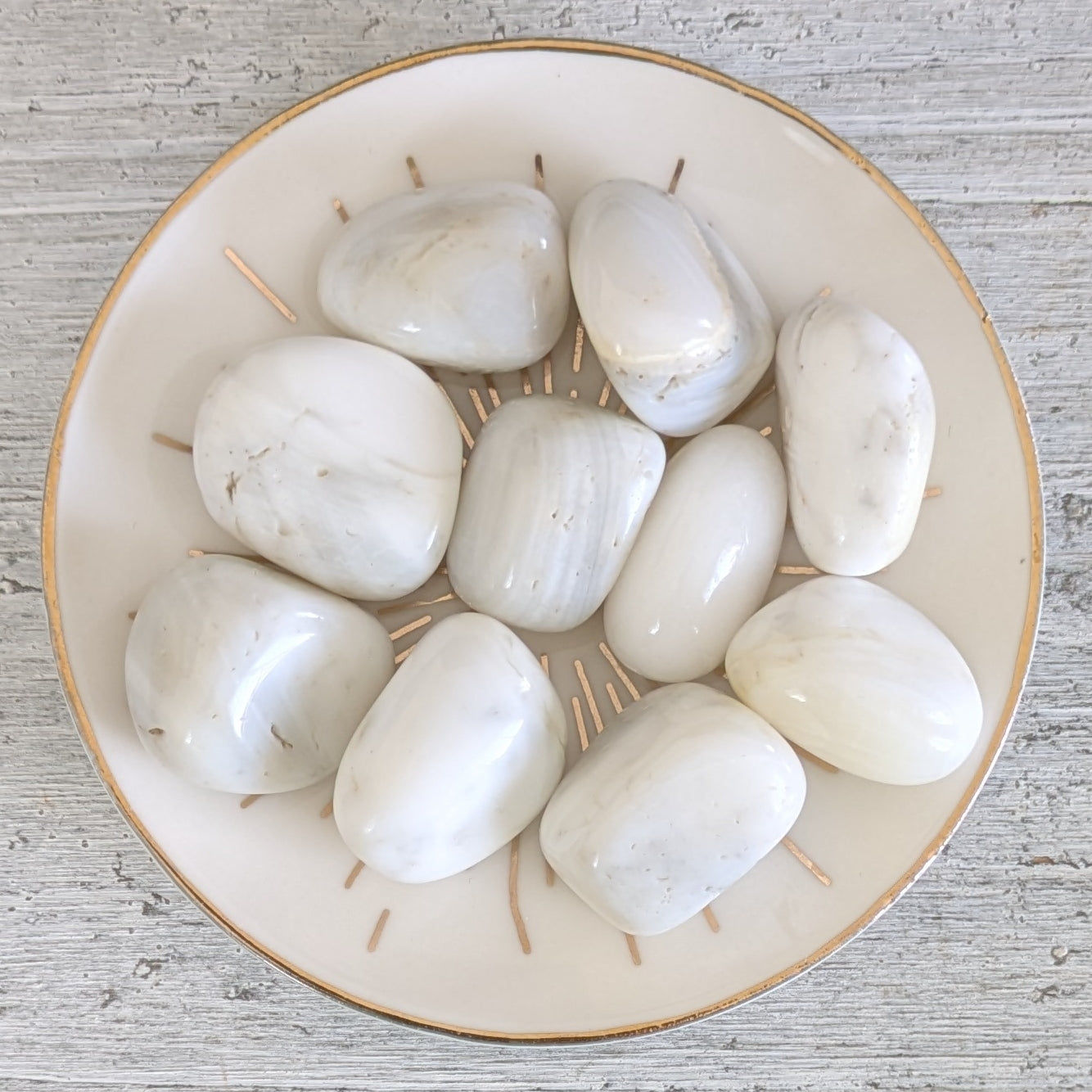Mother Of Pearl Tumblestone