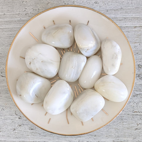 Mother Of Pearl Tumblestone