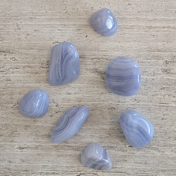 Blue Lace Agate Tumblestone