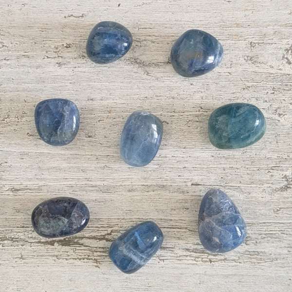 Blue Fluorite Tumblestone