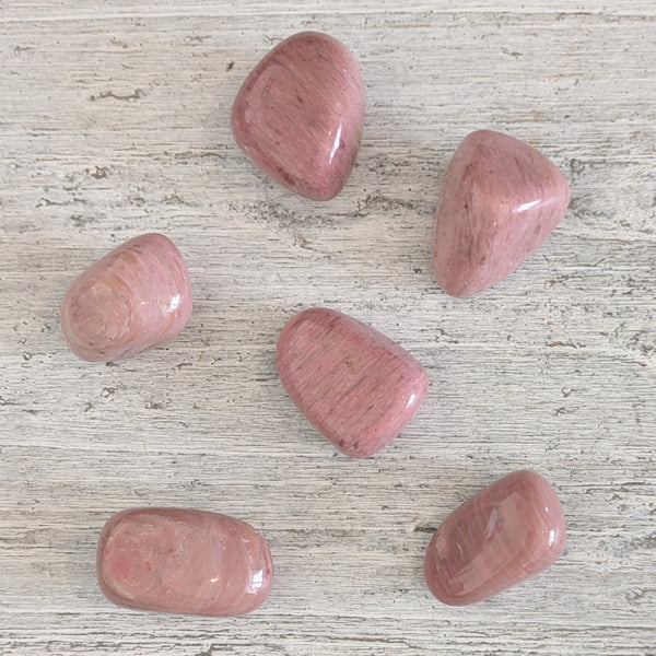 Pink Petrified Wood Tumblestone
