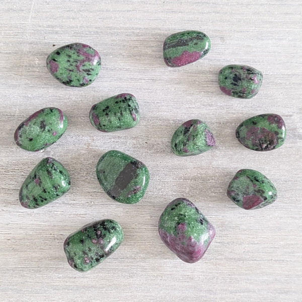 Ruby Zoisite Tumblestone