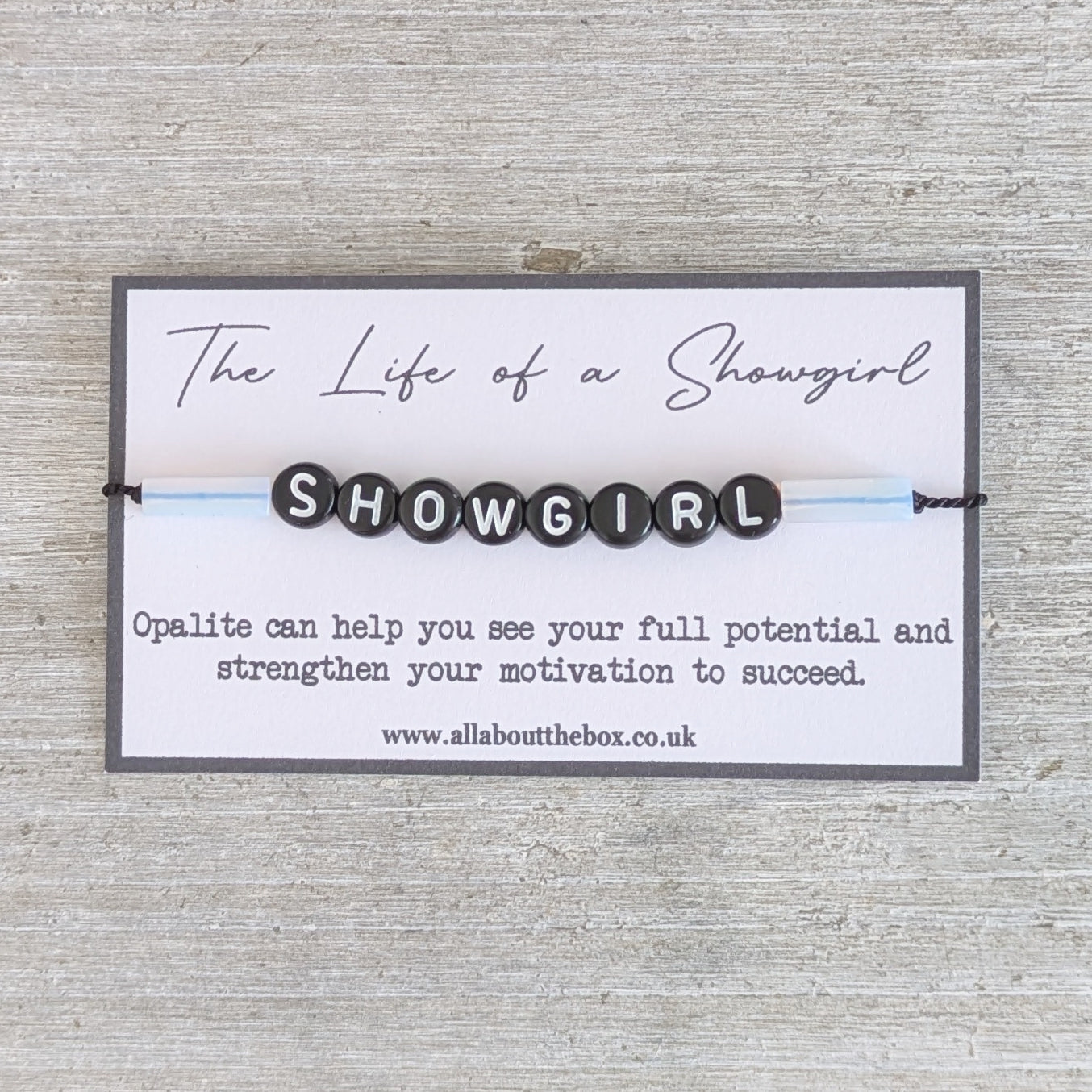 The Life of a Showgirl Opalite Bracelet