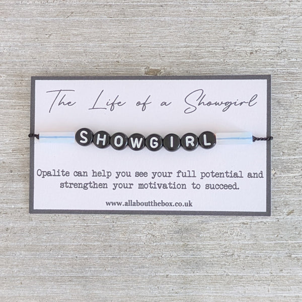 The Life of a Showgirl Opalite Bracelet