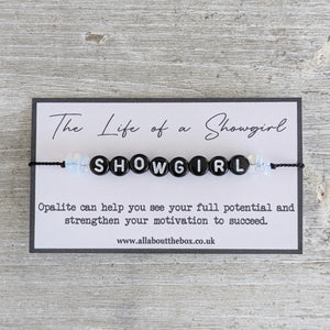 The Life of a Showgirl Opalite Bracelet