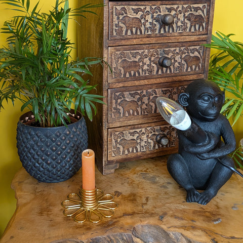 Petal Candlestick Holder - Handcrafted & Fairtrade