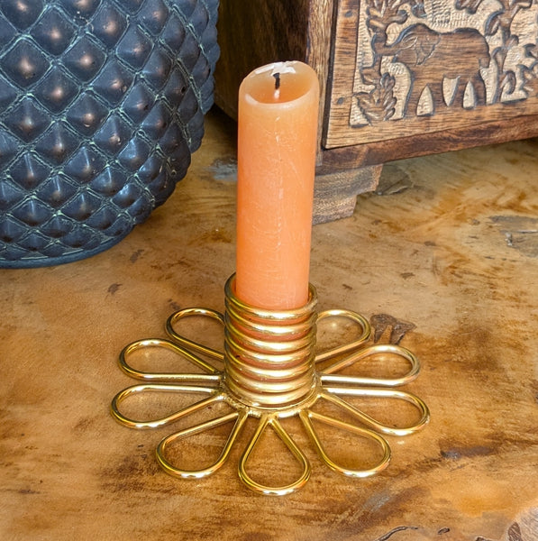 Petal Candlestick Holder - Handcrafted & Fairtrade