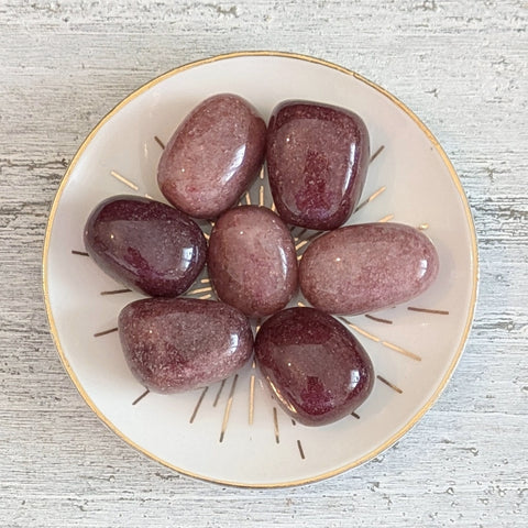 Red Muscovite Tumblestone