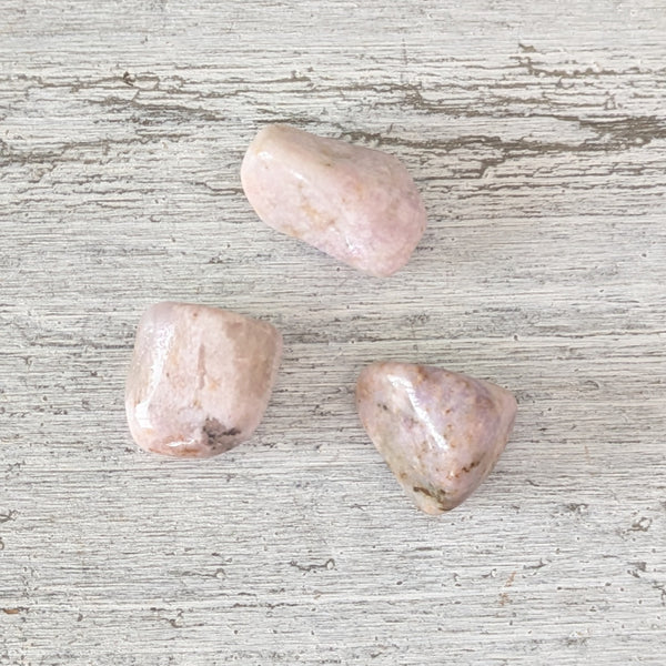 Pink Prairie Tanzanite Tumblestone