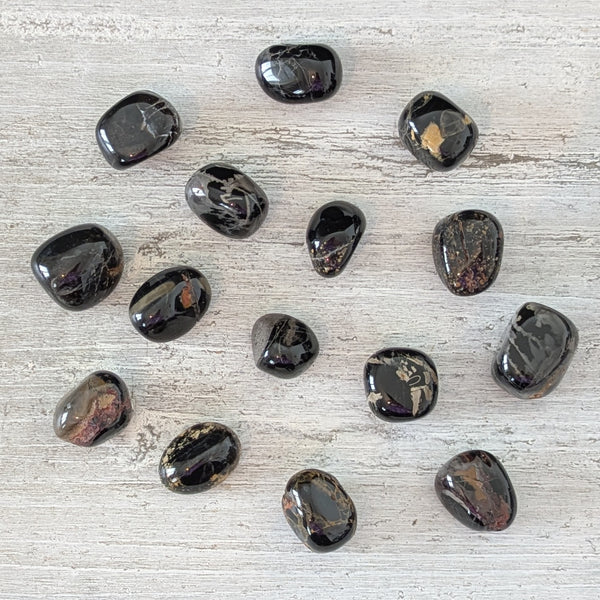Fire Wood Agate Tumblestone