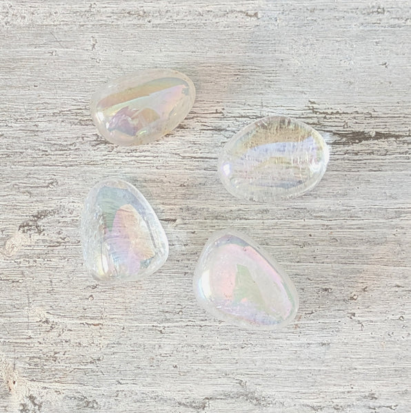 Angel Aura Quartz Tumblestone