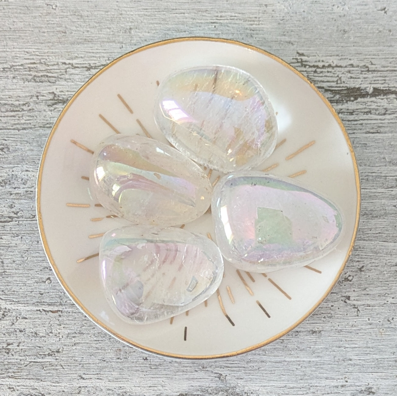 Angel Aura Quartz Tumblestone