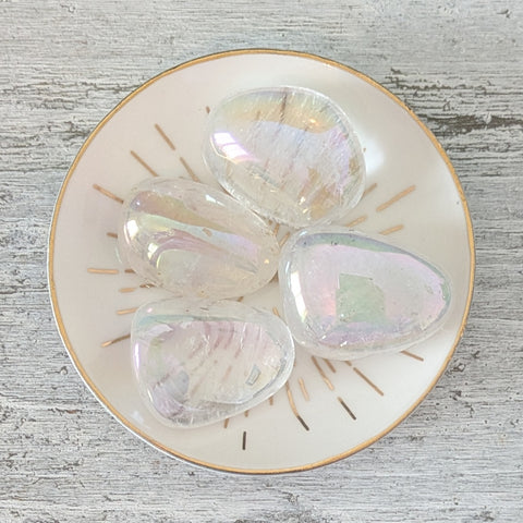 Angel Aura Quartz Tumblestone