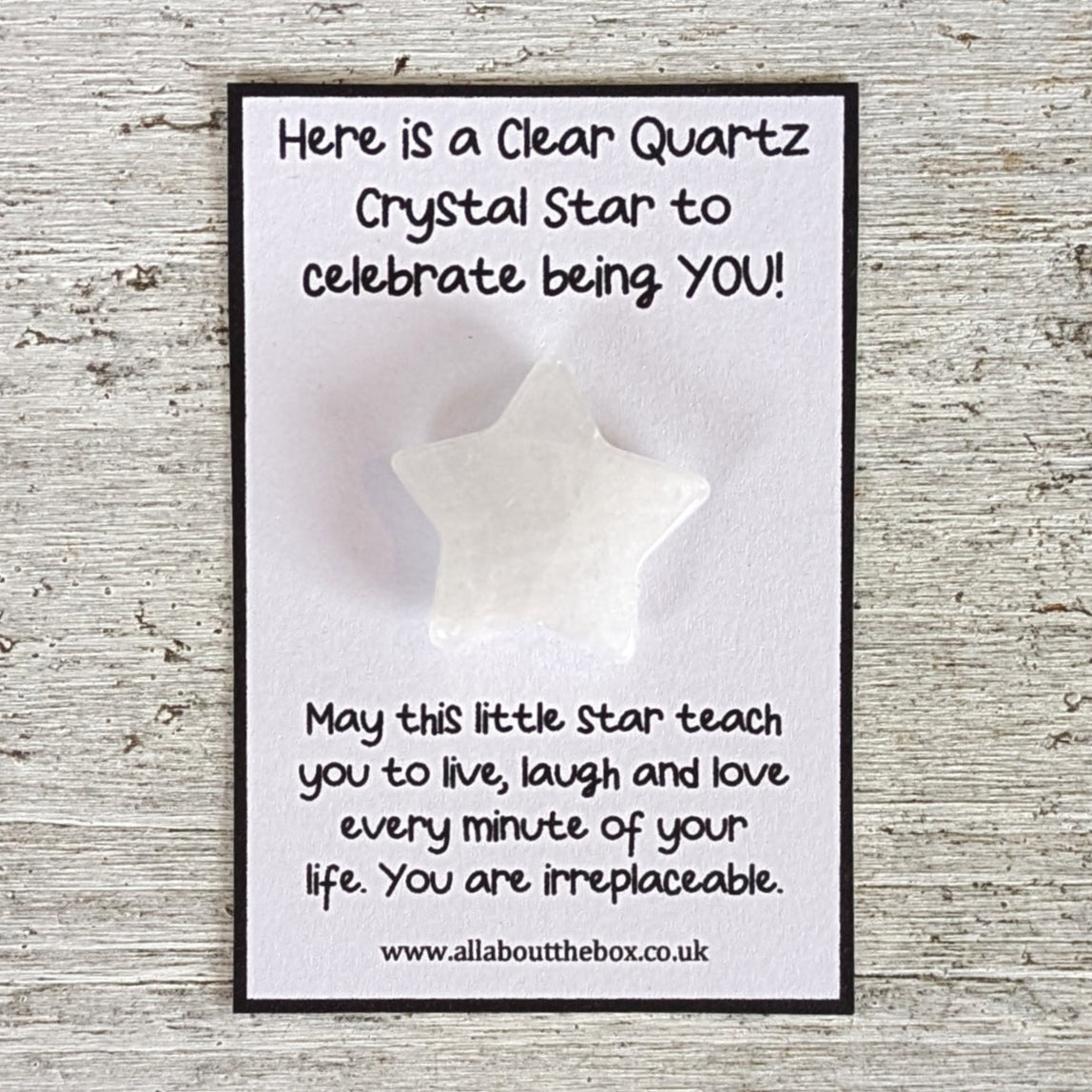 Childrens Crystal Star - Clear Quartz