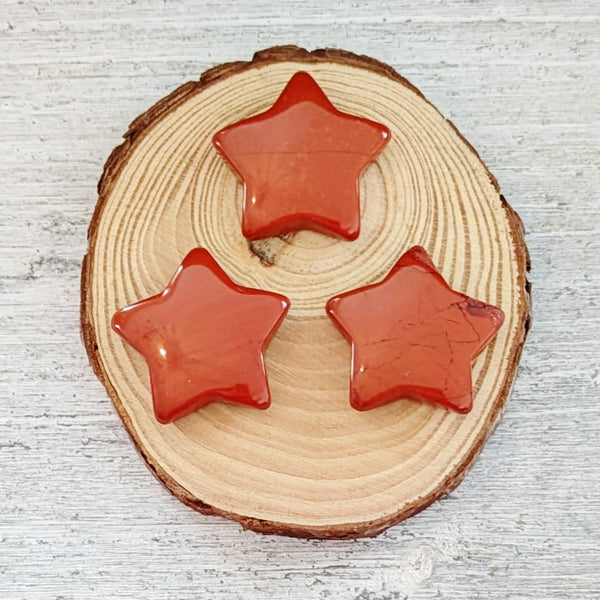 Childrens Crystal Star - Red Jasper