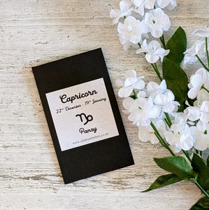 Capricorn Seed Gift - Pansy
