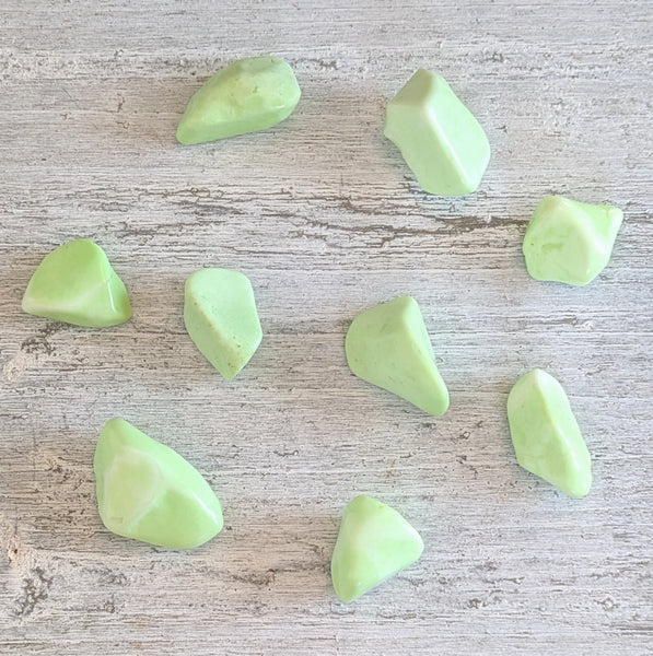Lemon Chrysoprase Tumblestone