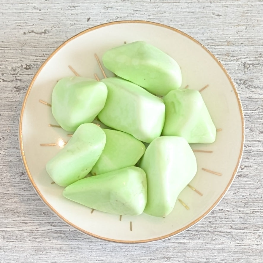 Lemon Chrysoprase Tumblestone