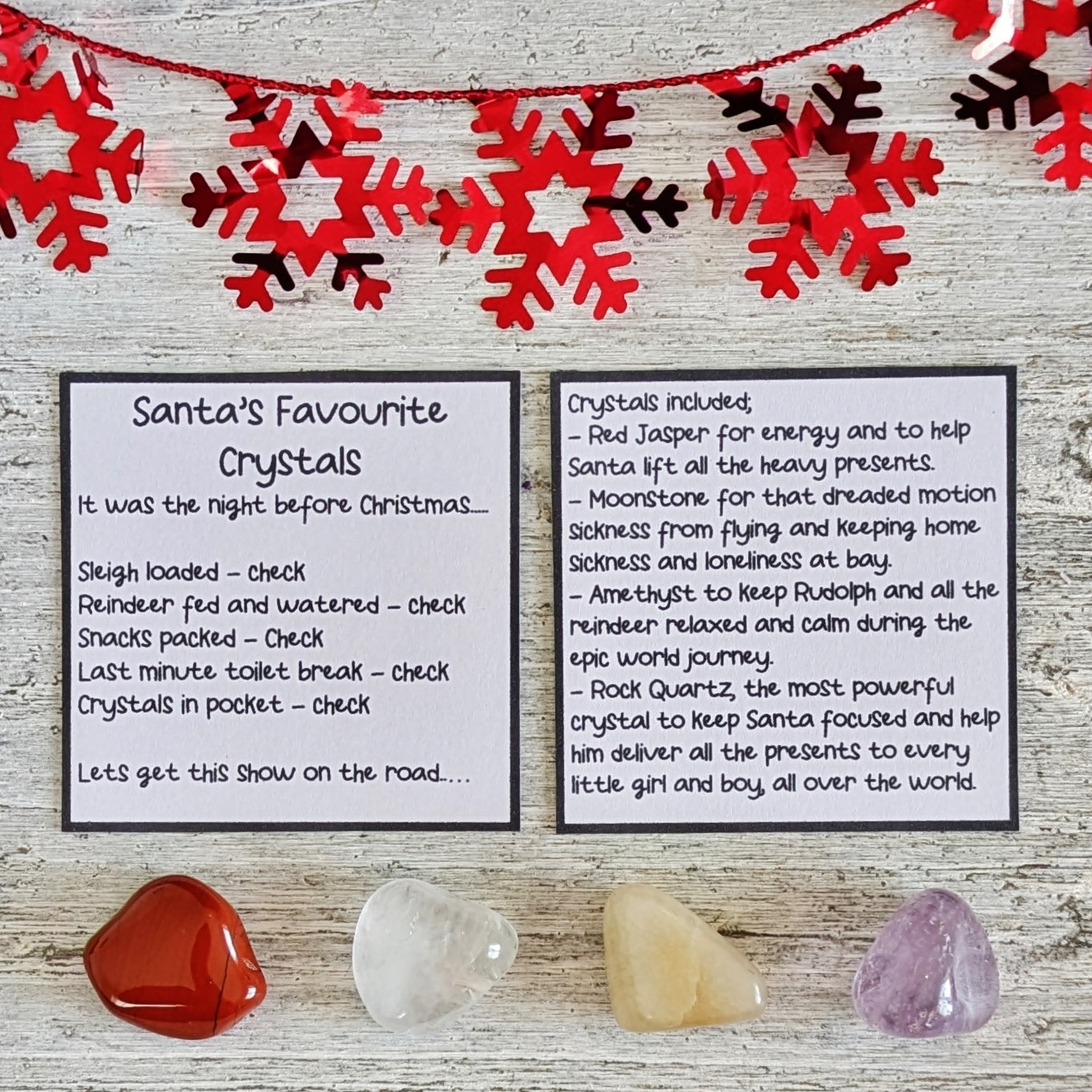 Santa's Favourite Crystal Tumblestones