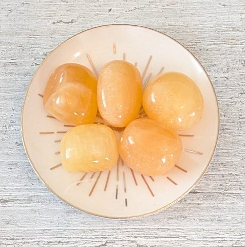 Orange Calcite Tumblestone