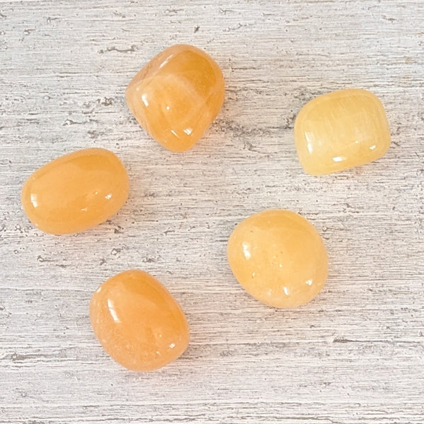 Orange Calcite Tumblestone