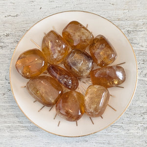 Honey Calcite (Dark) Tumblestone